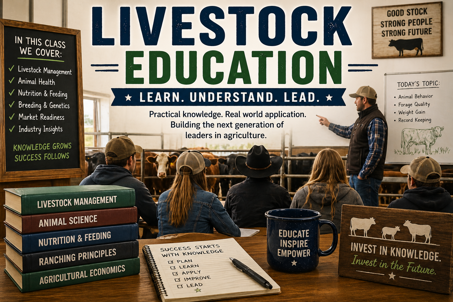 Learning Livestock: Building Knowledge from the Ground Up